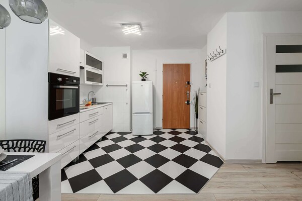 Foto van Ploudalmézeau Huis met Verwarmd Zwembad - Vakantiehuis in Warszawa - Kitchen