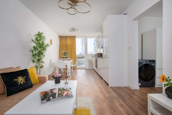 Foto van Warschau-appartement aan de Pereca-straat - Vakantiehuis in Warszawa 2 - LivingRoom