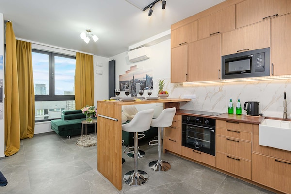 Foto van Luxe woning vlakbij Varso Tower - Vakantiehuis in Warszawa - Kitchen