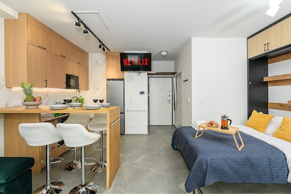 Foto van Luxe woning vlakbij Varso Tower - Vakantiehuis in Warszawa - BedRoom