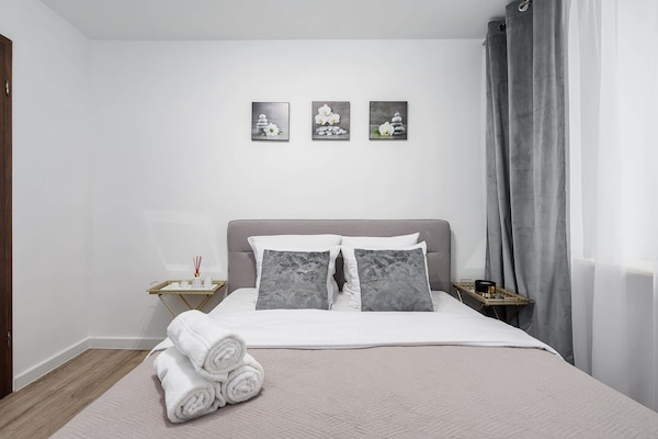 Foto van Stadsappartement in Warschau - Vakantiehuis in Warszawa 2 - BedRoom