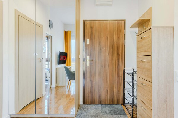 Foto van Siedmiogrodzka appartement met uitzicht - Vakantiehuis in Warszawa - Landing