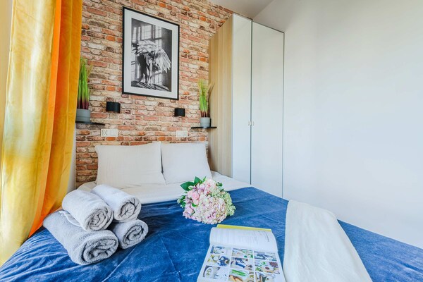 Foto van Siedmiogrodzka appartement met uitzicht - Vakantiehuis in Warszawa - BedRoom