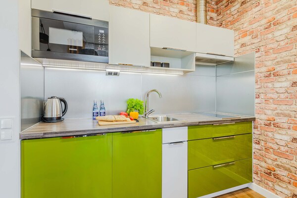 Foto van Siedmiogrodzka appartement met uitzicht - Vakantiehuis in Warszawa - Kitchen