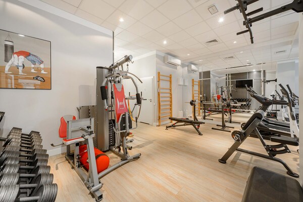 Foto van Siedmiogrodzka appartement met uitzicht - Vakantiehuis in Warszawa - gym