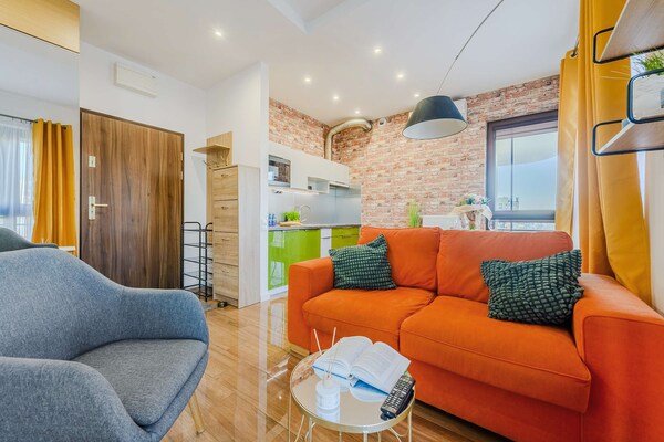 Foto van Siedmiogrodzka appartement met uitzicht - Vakantiehuis in Warszawa - LivingRoom