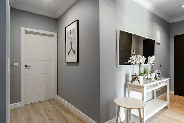 Foto van Rustig appartement met garage - Vakantiehuis in Warszawa 2 - Landing