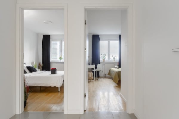 Foto van Ruim appartement in het centrum van Warschau - Vakantiehuis in Warszawa 2 - Landing