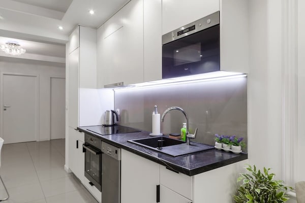 Foto van Ruim appartement in het centrum van Warschau - Vakantiehuis in Warszawa 2 - Kitchen