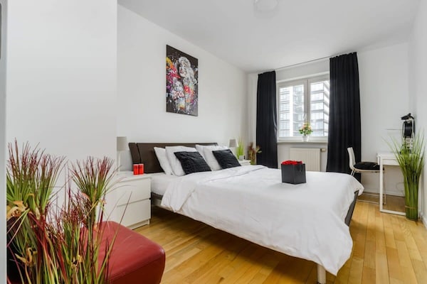Foto van Ruim appartement in het centrum van Warschau - Vakantiehuis in Warszawa 2 - BedRoom