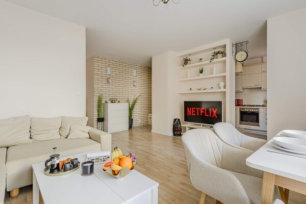 Foto van Woning in Warschau nabij het centrum - Vakantiehuis in Warszawa - LivingRoom