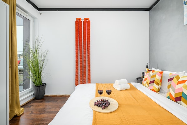 Foto van Warschau-appartement vlakbij Praga Park - Vakantiehuis in Warszawa 2 - BedRoom