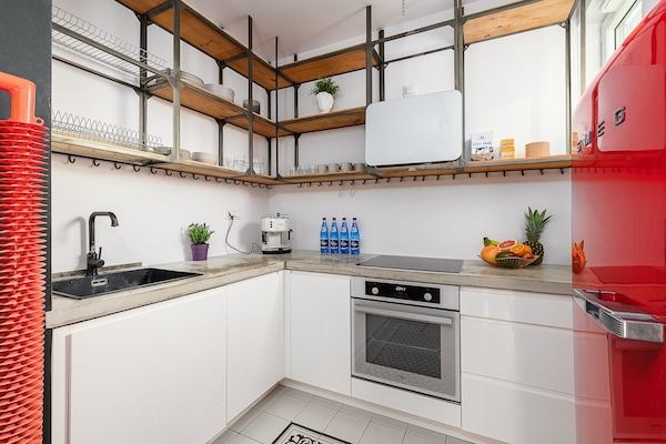 Foto van Warschau-appartement vlakbij Praga Park - Vakantiehuis in Warszawa 2 - Kitchen