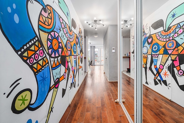 Foto van Warschau-appartement vlakbij Praga Park - Vakantiehuis in Warszawa 2 - Landing