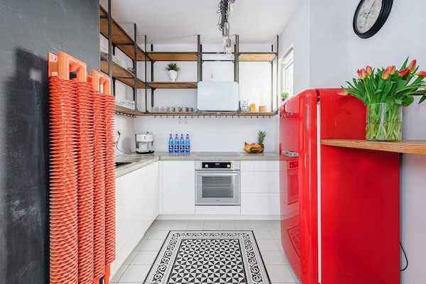 Foto van Warschau-appartement vlakbij Praga Park - Vakantiehuis in Warszawa 2 - Kitchen