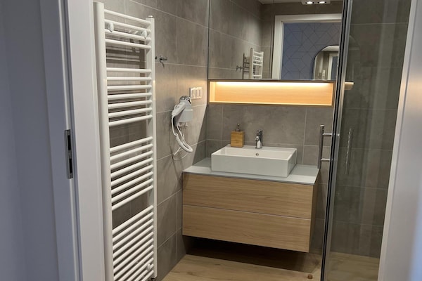 Foto van Appartement in Pobierowo bij Strand en SPA - Vakantiehuis in Pobierowo - BathRoom