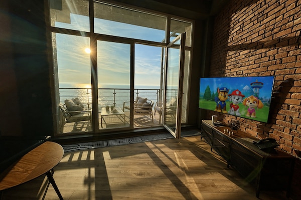 Foto van Appartement in Dziwnówek met Zeezicht - Vakantiehuis in Dziwnówek - LivingRoom