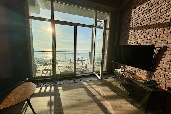 Foto van Appartement in Dziwnówek met Zeezicht - Vakantiehuis in Dziwnówek - LivingRoom