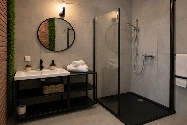 Foto van Appartement in Dziwnówek met Zeezicht - Vakantiehuis in Dziwnówek - BathRoom