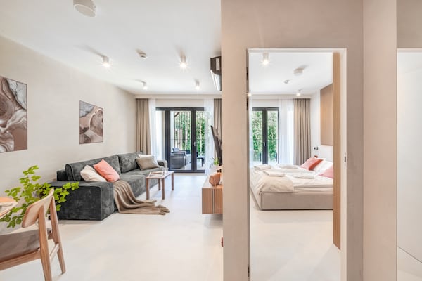 Foto van Luxe appartement in Międzyzdroje, SPA-zone - Vakantiehuis in Międzyzdroje - LivingRoom
