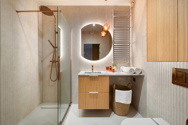 Foto van Luxe appartement in Międzyzdroje, SPA-zone - Vakantiehuis in Międzyzdroje - BathRoom