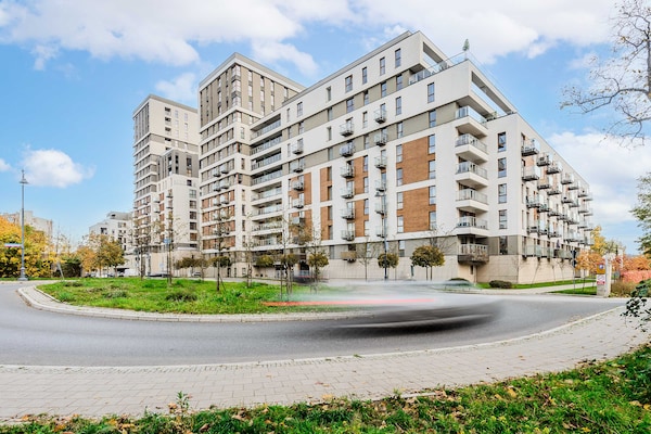 Foto van Mooi appartement met garage - Vakantiehuis in Łódź - ExteriorSummer
