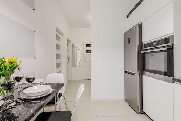 Foto van Mooi appartement met garage - Vakantiehuis in Łódź - Kitchen