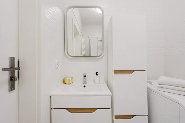 Foto van Mooi appartement met garage - Vakantiehuis in Łódź - BathRoom