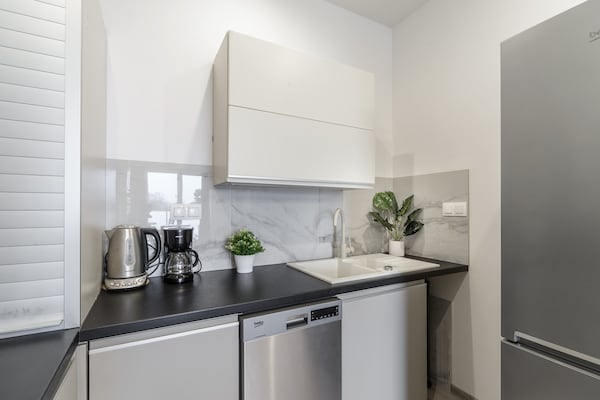 Foto van Stadsparadijs vlakbij Atlas Arena - Vakantiehuis in Łódź - Kitchen