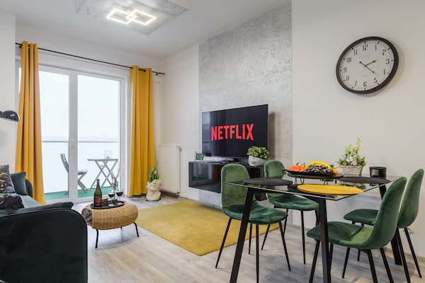 Foto van Stadsparadijs vlakbij Atlas Arena - Vakantiehuis in Łódź - DiningRoom