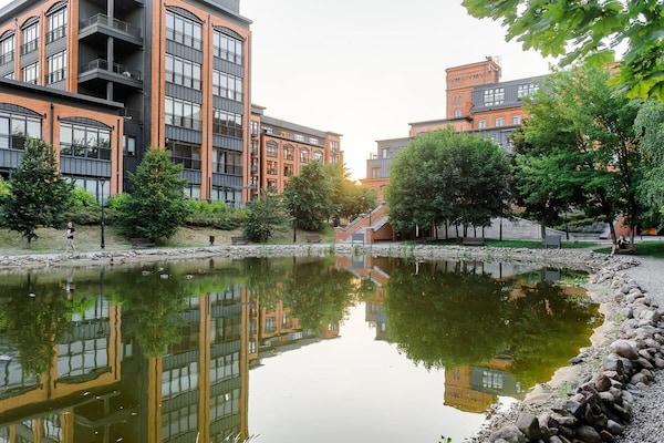 Foto van Loft in het historische Scheibler-gebied - Vakantiehuis in Łódź - WaterView