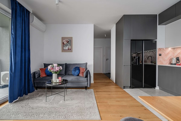 Foto van Prachtige duplex aan zee in Porspoder - Vakantiehuis in Łódź - LivingRoom