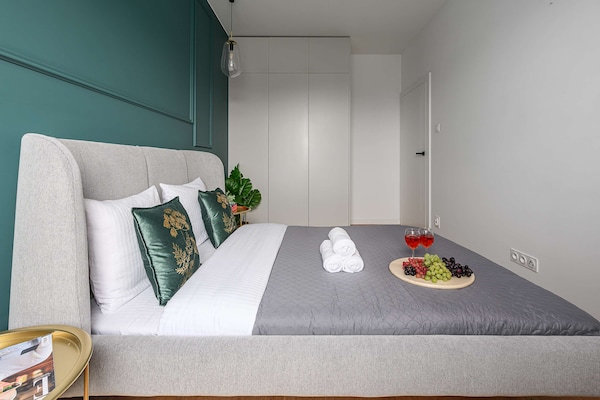 Foto van Prachtige duplex aan zee in Porspoder - Vakantiehuis in Łódź - BedRoom