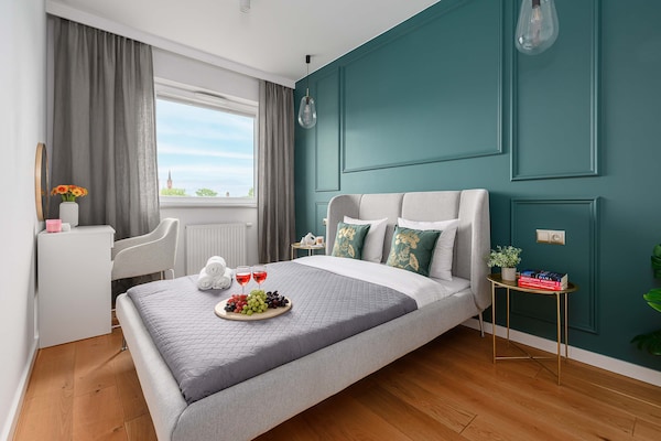 Foto van Prachtige duplex aan zee in Porspoder - Vakantiehuis in Łódź - BedRoom