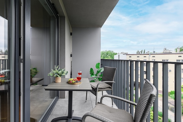 Foto van Prachtige duplex aan zee in Porspoder - Vakantiehuis in Łódź - TerraceBalcony
