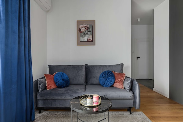 Foto van Prachtige duplex aan zee in Porspoder - Vakantiehuis in Łódź - LivingRoom