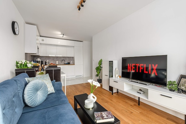 Foto van Mooi Łódź appartement voor 6 personen - Vakantiehuis in Łódź - LivingRoom