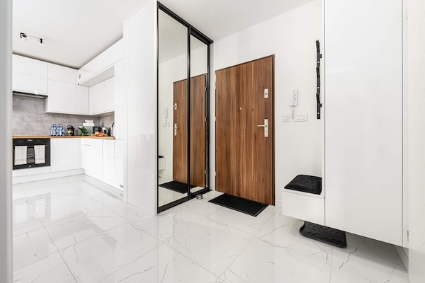 Foto van Mooi Łódź appartement voor 6 personen - Vakantiehuis in Łódź - Landing