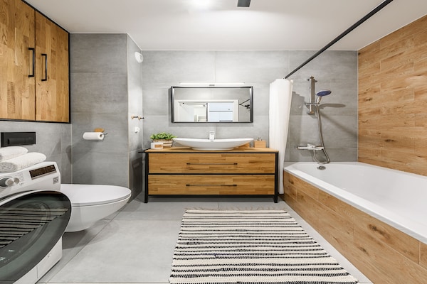 Foto van Mooi Łódź appartement voor 6 personen - Vakantiehuis in Łódź - BathRoom