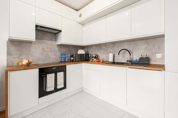 Foto van Mooi Łódź appartement voor 6 personen - Vakantiehuis in Łódź - Kitchen