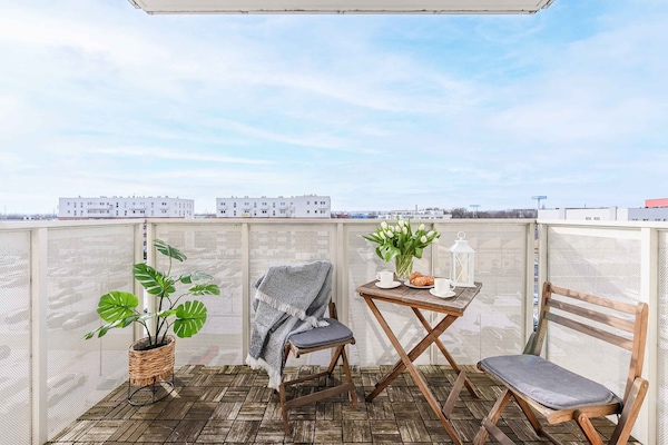 Foto van Mooi Łódź appartement voor 6 personen - Vakantiehuis in Łódź - TerraceBalcony