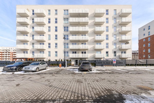 Foto van Mooi Łódź appartement voor 6 personen - Vakantiehuis in Łódź - ExteriorWinter