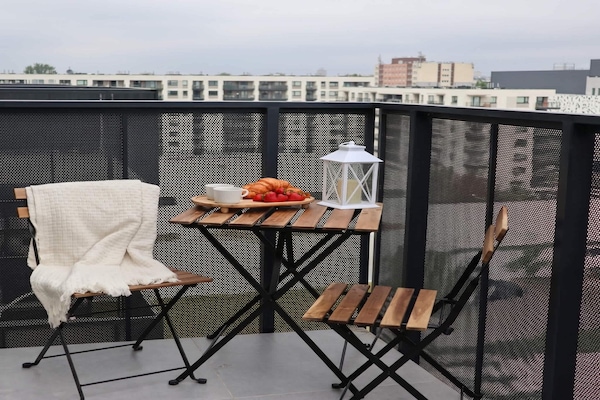 Foto van Mooi huis aan zee voor 4 personen - Vakantiehuis in Łódź - TerraceBalcony