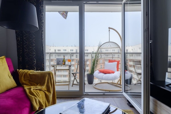 Foto van Rustig stadsappartement in Łódź voor 6 personen - LivingRoom