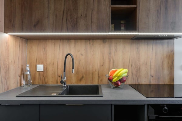 Foto van Rustig stadsappartement in Łódź voor 6 personen - Kitchen