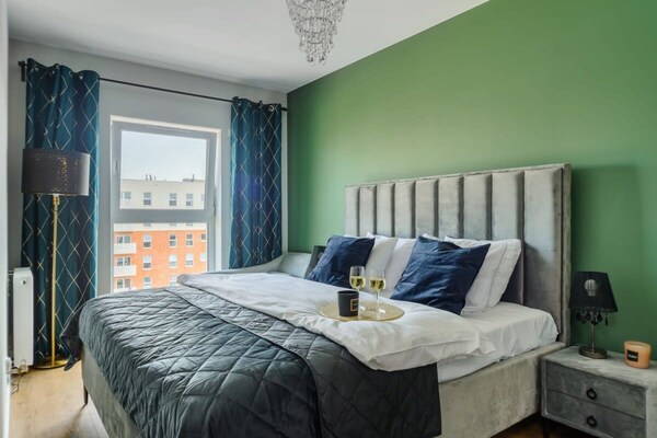 Foto van Rustig stadsappartement in Łódź voor 6 personen - BedRoom