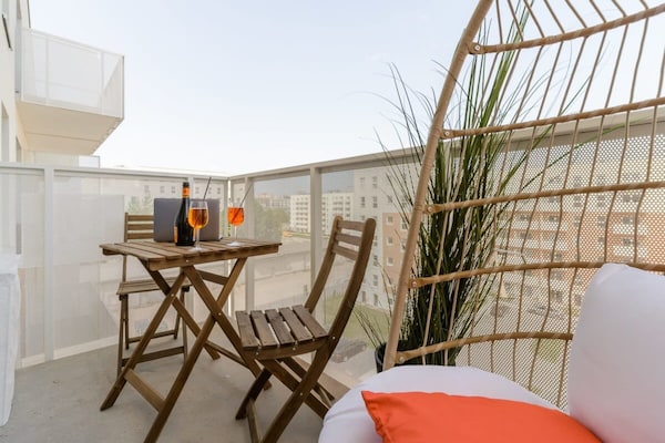 Foto van Rustig stadsappartement in Łódź voor 6 personen - TerraceBalcony