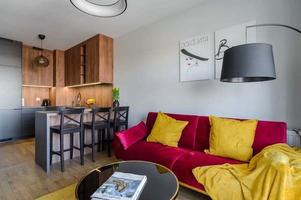 Foto van Rustig stadsappartement in Łódź voor 6 personen - LivingRoom
