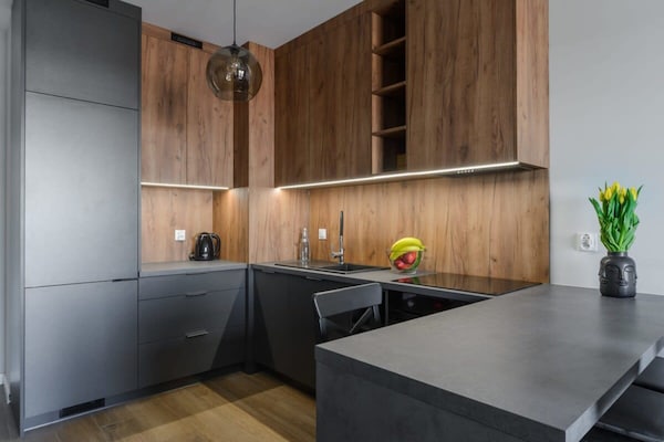 Foto van Rustig stadsappartement in Łódź voor 6 personen - Kitchen