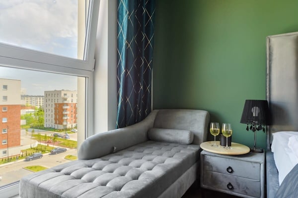 Foto van Rustig stadsappartement in Łódź voor 6 personen - BedRoom